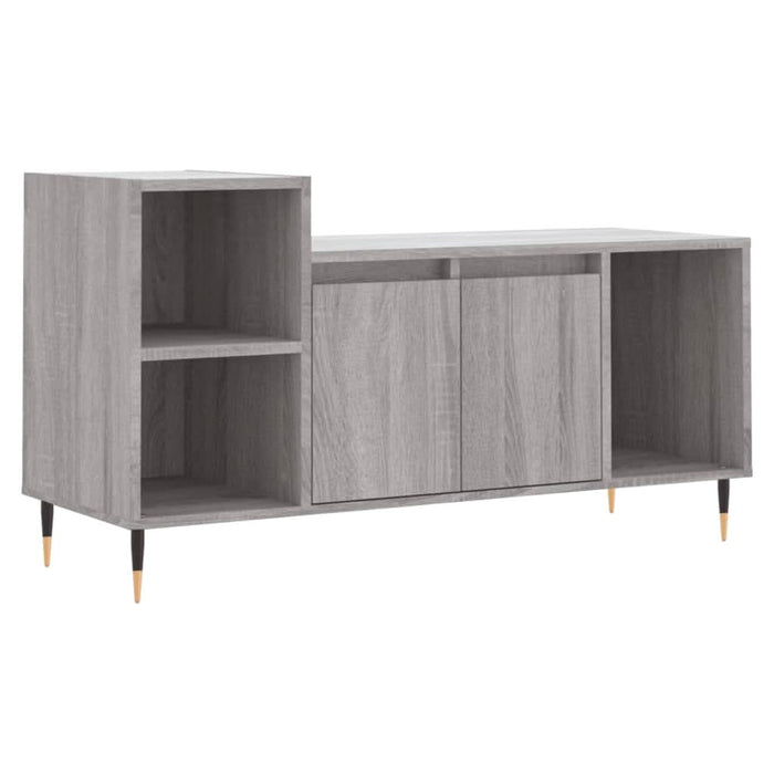 Comodă TV, gri sonoma, 100x35x55 cm, lemn prelucrat - WALTI WALTI