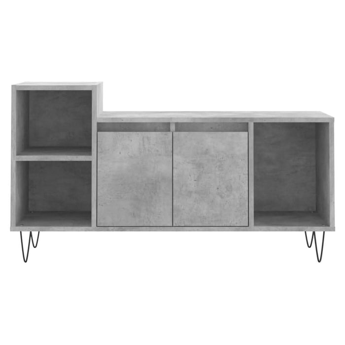 Comodă TV, gri beton, 100x35x55 cm, lemn prelucrat - WALTI WALTI
