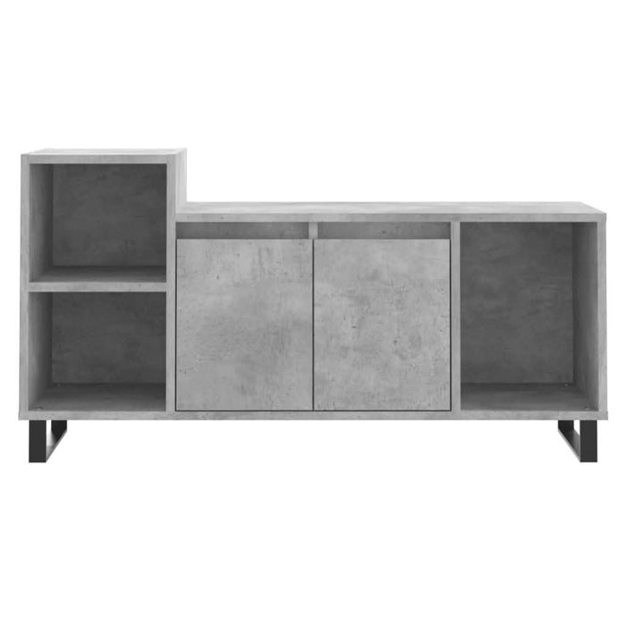 Comodă TV, gri beton, 100x35x55 cm, lemn prelucrat - WALTI WALTI