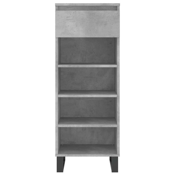 Pantofar, gri beton, 40x36x105 cm, lemn prelucrat - WALTI WALTI