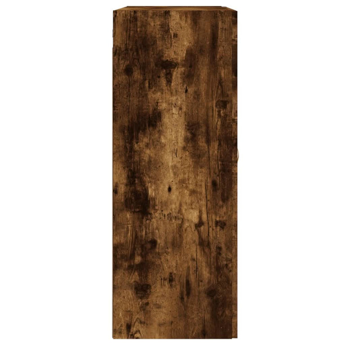 Dulap pe perete, stejar afumat, 69,5x34x90 cm, lemn prelucrat - WALTI WALTI