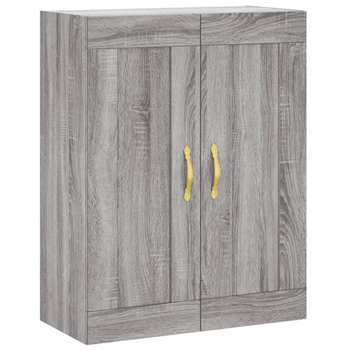 Dulap pe perete, sonoma gri, 69,5x34x90 cm, lemn prelucrat - WALTI WALTI