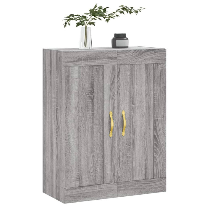 Dulap pe perete, sonoma gri, 69,5x34x90 cm, lemn prelucrat - WALTI WALTI