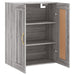 Dulap pe perete, sonoma gri, 69,5x34x90 cm, lemn prelucrat - WALTI WALTI