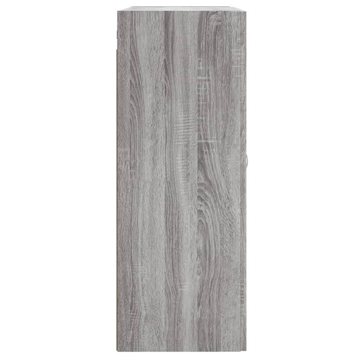 Dulap pe perete, sonoma gri, 69,5x34x90 cm, lemn prelucrat - WALTI WALTI