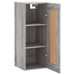 Dulap de perete, gri sonoma, 34,5x34x90 cm, lemn prelucrat - WALTI WALTI