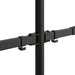 Suport de perete pentru monitor dublu VESA 75/100 mm negru oțel - WALTI WALTI