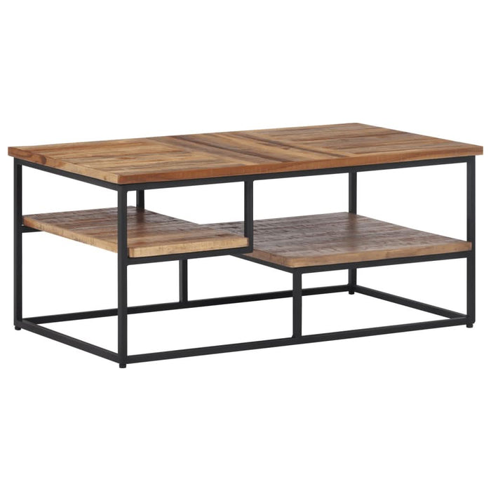 Măsuță de cafea, 90x50x39 cm, lemn masiv de tec reciclat - WALTI WALTI