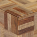 Măsuță de cafea, gri, 55x55x40 cm, lemn masiv de tec reciclat - WALTI WALTI