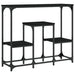 Măsuță consolă, negru, 89,5x28x76 cm, lemn prelucrat - WALTI WALTI