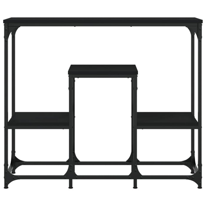 Măsuță consolă, negru, 89,5x28x76 cm, lemn prelucrat - WALTI WALTI
