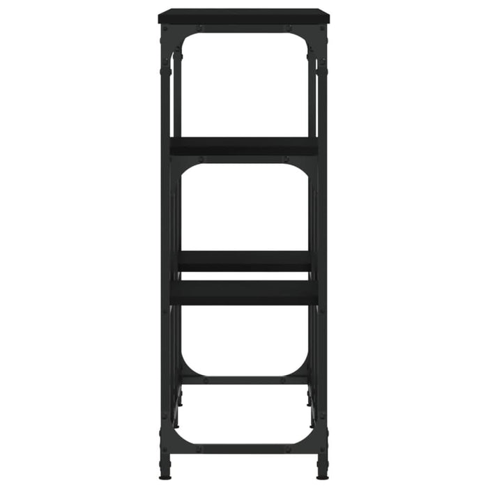 Măsuță consolă, negru, 89,5x28x76 cm, lemn prelucrat - WALTI WALTI