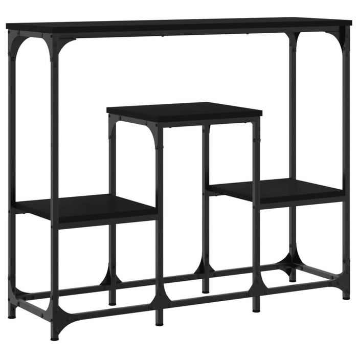 Măsuță consolă, negru, 89,5x28x76 cm, lemn prelucrat - WALTI WALTI