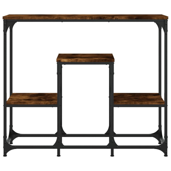 Măsuță consolă, stejar fumuriu, 89,5x28x76 cm, lemn prelucrat - WALTI WALTI