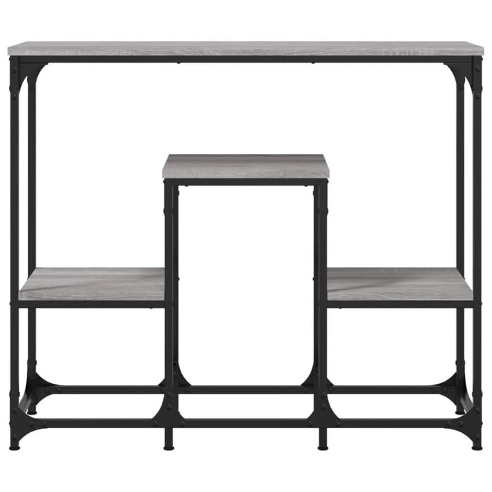 Măsuță consolă, gri sonoma, 89,5x28x76 cm, lemn prelucrat - WALTI WALTI