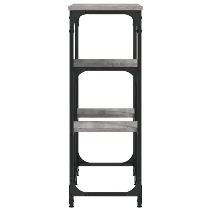 Măsuță consolă, gri sonoma, 89,5x28x76 cm, lemn prelucrat - WALTI WALTI