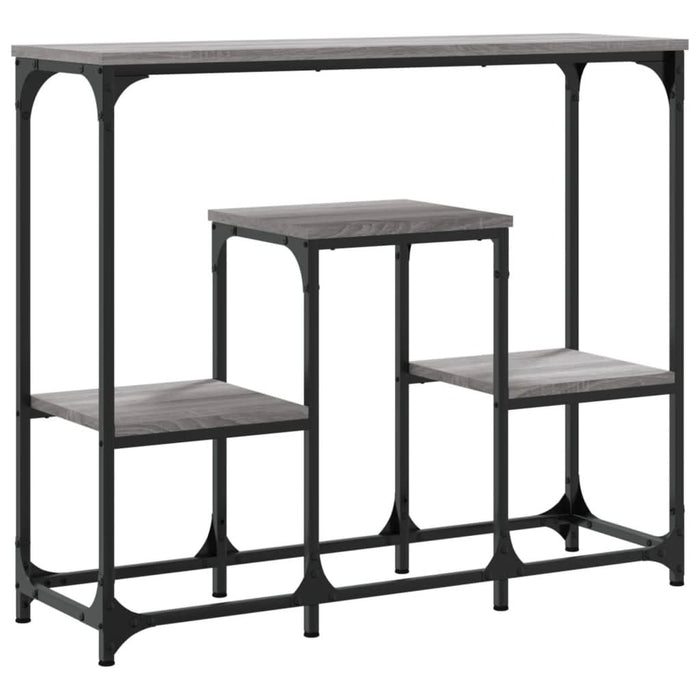 Măsuță consolă, gri sonoma, 89,5x28x76 cm, lemn prelucrat - WALTI WALTI