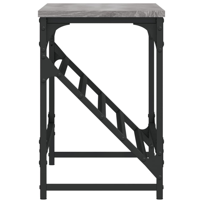 Pantofar, gri sonoma, 90x30x45 cm, lemn prelucrat - WALTI WALTI