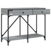 Măsuță consolă, gri sonoma, 100x39x78,5 cm, lemn prelucrat - WALTI WALTI