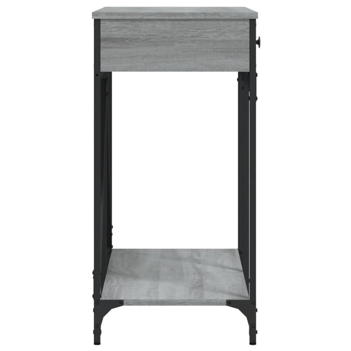 Măsuță consolă, gri sonoma, 100x39x78,5 cm, lemn prelucrat - WALTI WALTI