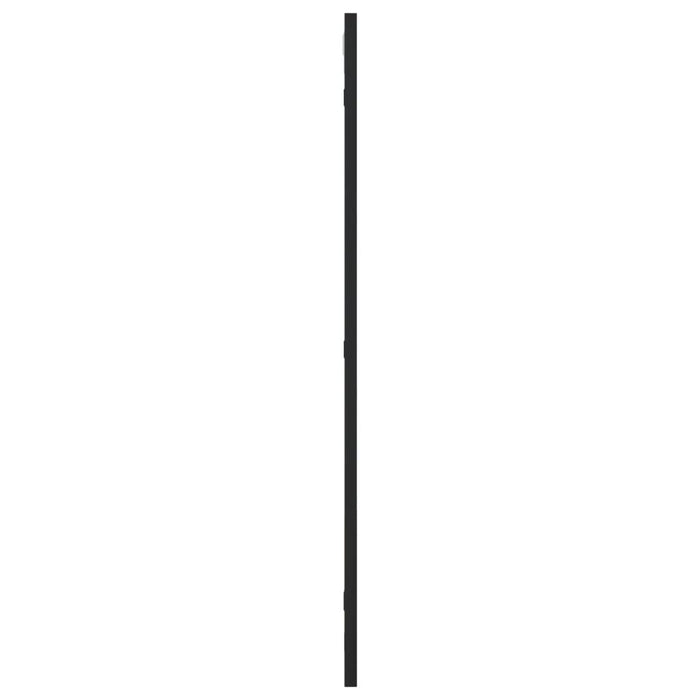 Oglindă de perete, negru, 40x80 cm, dreptunghiulară, fier - WALTI WALTI