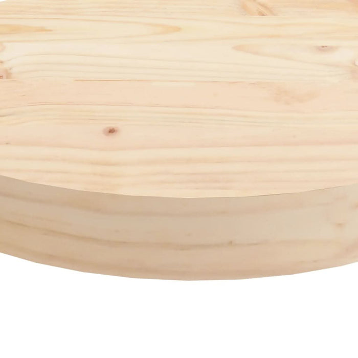 Blat de masă rotund, Ø30x3 cm, lemn masiv de pin - WALTI WALTI