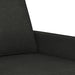 Canapea cu 2 locuri, negru, 140 cm, material textil - WALTI WALTI