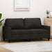 Canapea cu 2 locuri, negru, 140 cm, material textil - WALTI WALTI