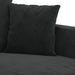 Canapea cu 2 locuri, negru, 120 cm, catifea - WALTI WALTI