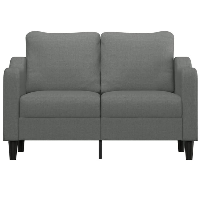 Canapea cu 2 locuri, gri închis, 120 cm, material textil - WALTI WALTI