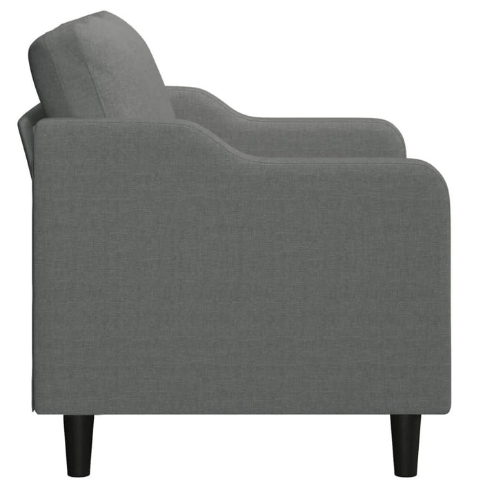 Canapea cu 2 locuri, gri închis, 120 cm, material textil - WALTI WALTI