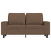 Canapea cu 2 locuri, maro, 120 cm, material textil - WALTI WALTI