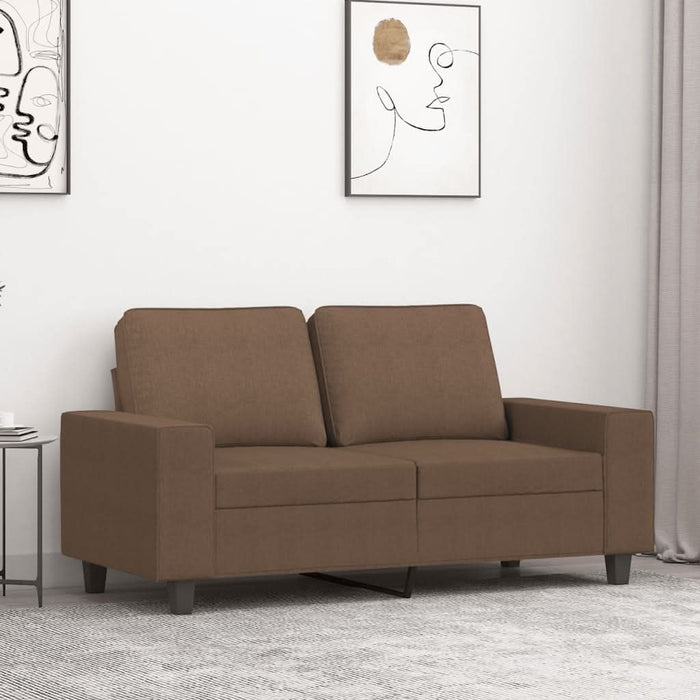Canapea cu 2 locuri, maro, 120 cm, material textil - WALTI WALTI