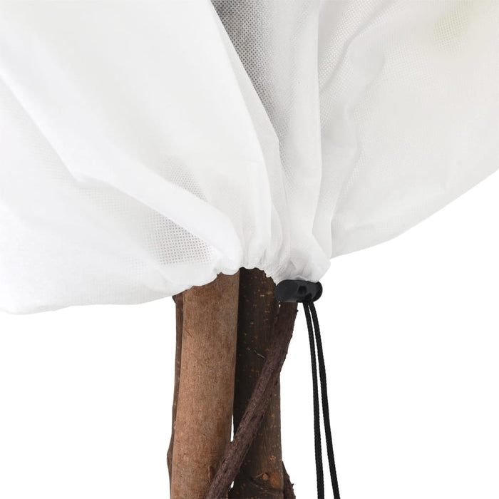 Huse de fleece pentru plante cu șnur 4 buc 70 g/m² 0,8x0,8 m - WALTI WALTI