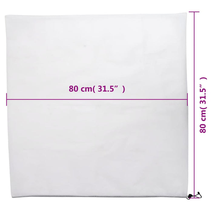 Huse de fleece pentru plante cu șnur 4 buc 70 g/m² 0,8x0,8 m - WALTI WALTI