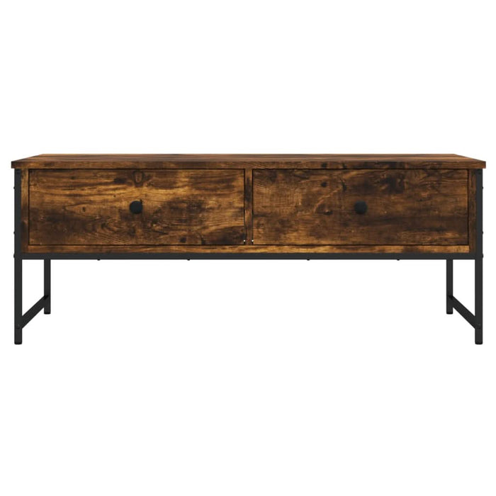 Măsuță de cafea, stejar fumuriu, 101x49x39,5 cm, lemn prelucrat - WALTI WALTI