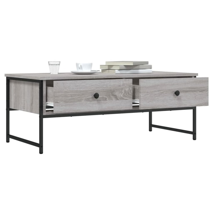 Măsuță de cafea, gri sonoma, 101x49x39,5 cm, lemn compozit - WALTI WALTI
