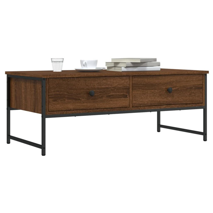 Măsuță de cafea, stejar maro, 101x49x39,5 cm, lemn prelucrat - WALTI WALTI