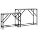 Mese console suprapuse, 2 buc, gri sonoma, lemn prelucrat - WALTI WALTI