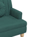 Banchetă cu perne, verde închis, 113x64,5x75,5 cm, textil - WALTI WALTI
