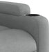 Fotoliu rabatabil, gri deschis, material textil - WALTI WALTI