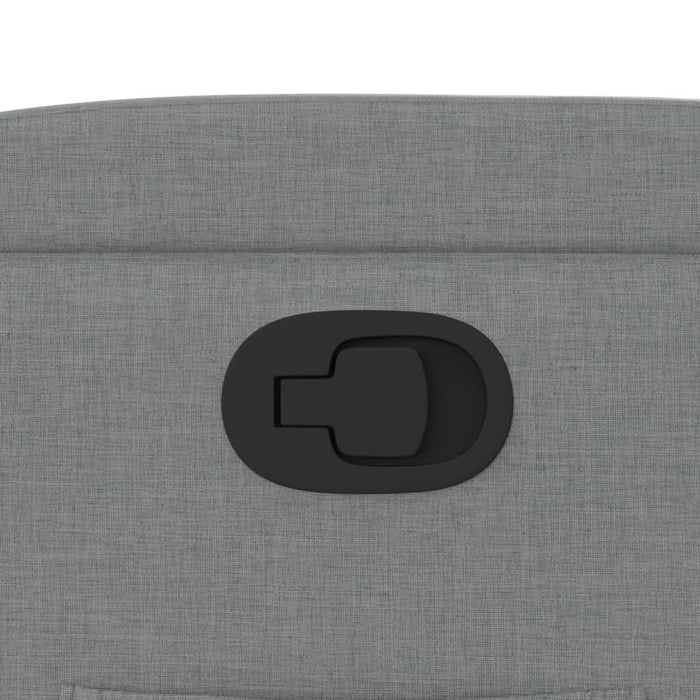 Fotoliu rabatabil, gri deschis, material textil - WALTI WALTI