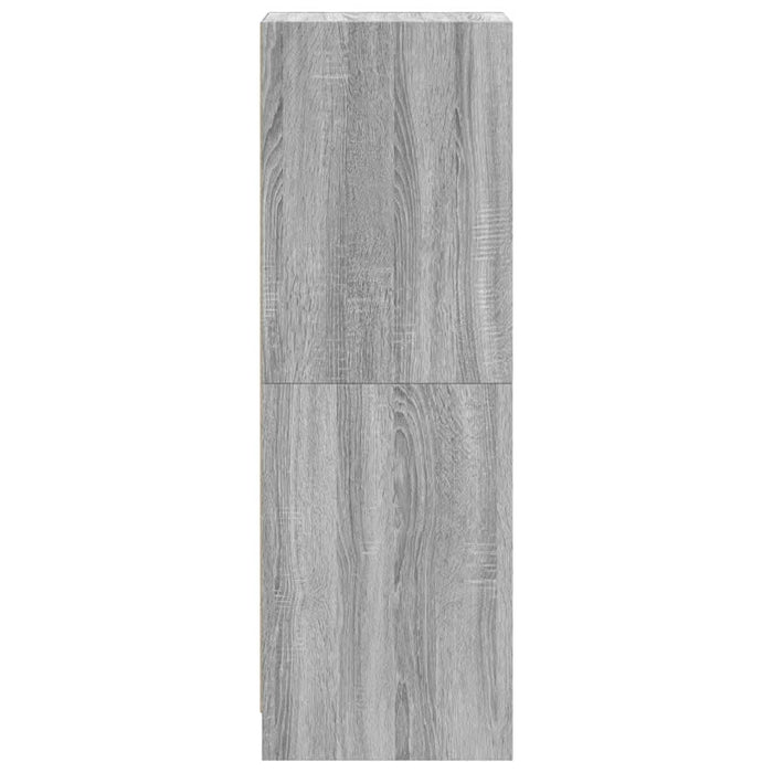 Dulap cu uși din sticlă, sonoma gri, 35x37x109 cm - WALTI WALTI