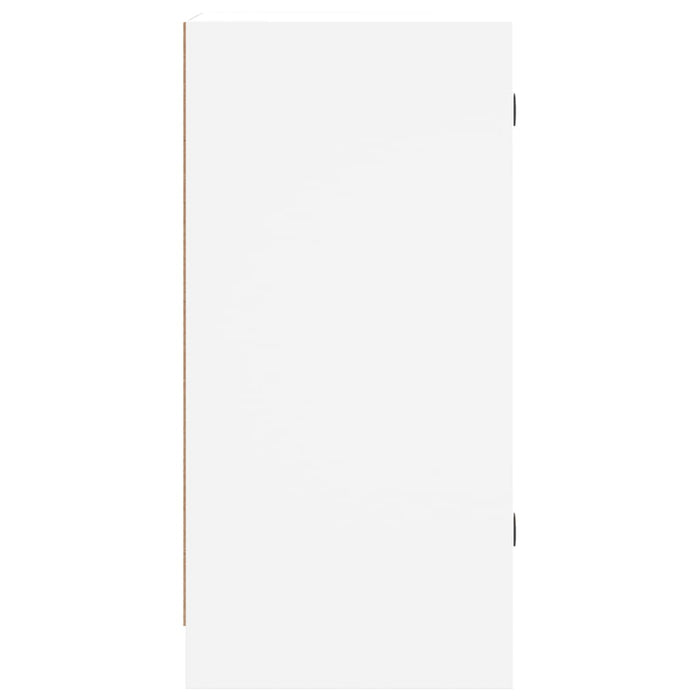 Dulap lateral cu uși din sticlă, alb, 35x37x75,5 cm - WALTI WALTI