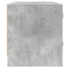 Comodă TV cu uși din sticlă, gri beton, 102x37x42 cm - WALTI WALTI