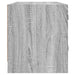 Comodă TV cu uși din sticlă, gri sonoma, 102x37x42 cm - WALTI WALTI