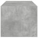 Măsuță de cafea cu uși din sticlă, gri beton, 102x50x42 cm - WALTI WALTI