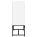 Dulap lateral cu uși din sticlă, alb, 69x37x100 cm - WALTI WALTI