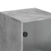 Dulap lateral cu uşă din sticlă, gri beton, 35x37x100 cm - WALTI WALTI