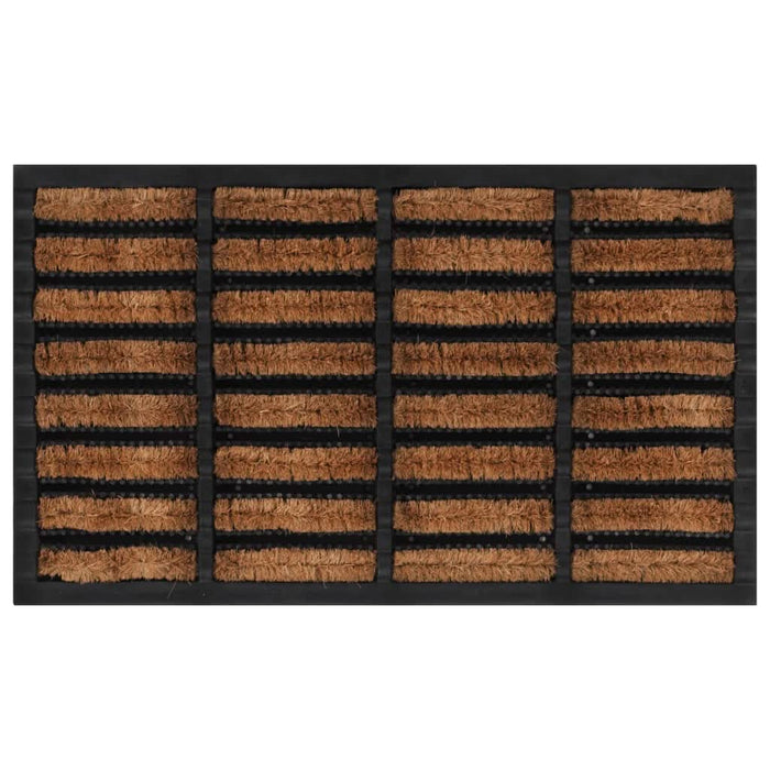 Covoraș de ușă dreptunghiular, 45x75 cm, cauciuc/nucă cocos - WALTI WALTI